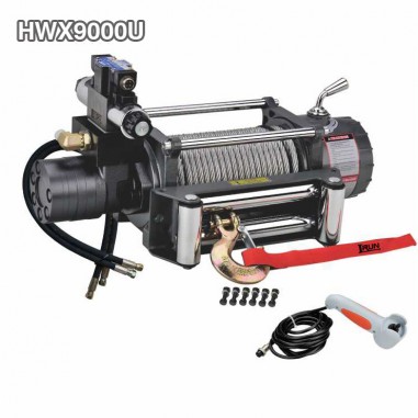 4×4 Hydraulic Recovery & Towing Winch 9000 Pounds Electric Valve Installed on the Motor 4×4 Hydraulic Recovery & Towing Winch 9000 Pounds Electric Valve Installed on the Motor