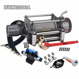 4×4 Hydraulic Recovery Winch 12000 Pounds With Electric Valve 4×4 Hydraulic Recovery Winch 12000 Pounds With Electric Valve