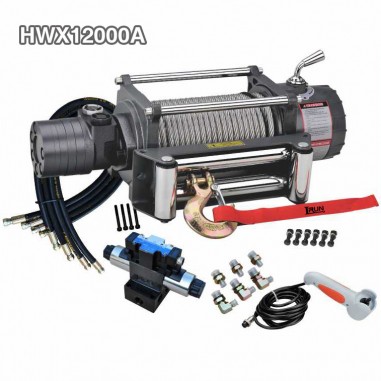 4×4 Hydraulic Recovery Winch 12000 Pounds With Electric Valve 4×4 Hydraulic Recovery Winch 12000 Pounds With Electric Valve