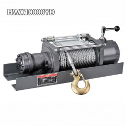 Full Steel Gear Hydraulic Car Trailer Winch 10,000 lb Meets SAE J706 and CE Standards