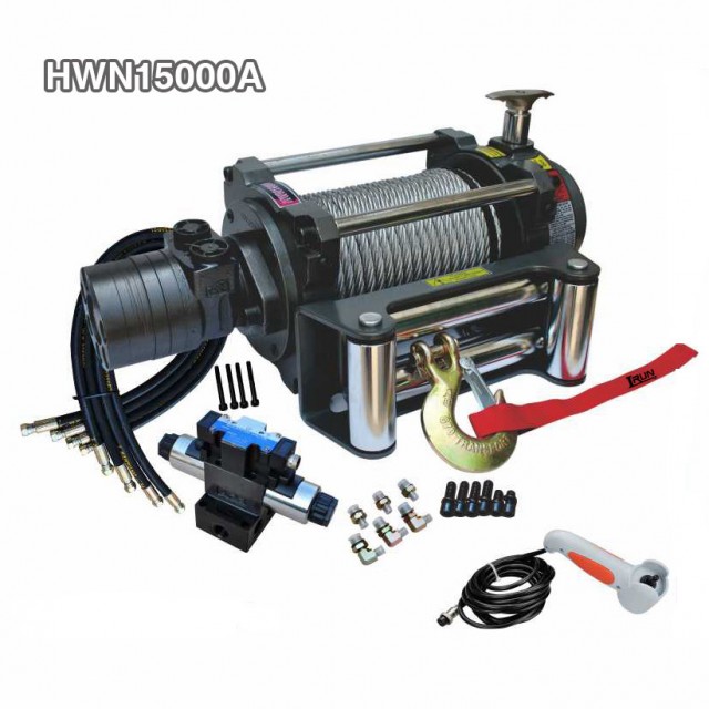 hydraulic truck winch