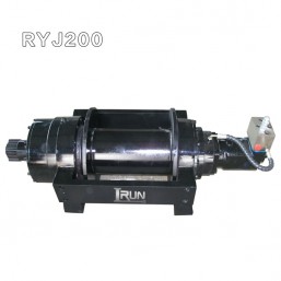 20 Ton Hydraulic Towing Winch for Truck or Trailer with Pneumatic Clutch and Free Wire Release Function