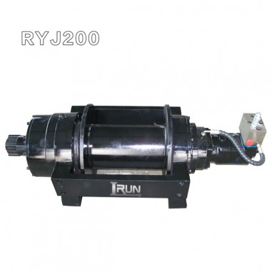 20 Ton Hydraulic Towing Winch for Truck or Trailer with Pneumatic Clutch and Free Wire Release Function 20 Ton Hydraulic Towing Winch for Truck or Trailer with Pneumatic Clutch and Free Wire Release Function
