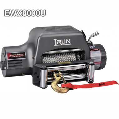 12V or 24V 8000lbs Electric Recovery Winch With Standing Up Control Box 12V or 24V 8000lbs Electric Recovery Winch With Standing Up Control Box
