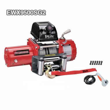 Short Drum 9500 lb Electric Reovery Winch Short Drum 9500 lb Electric Reovery Winch
